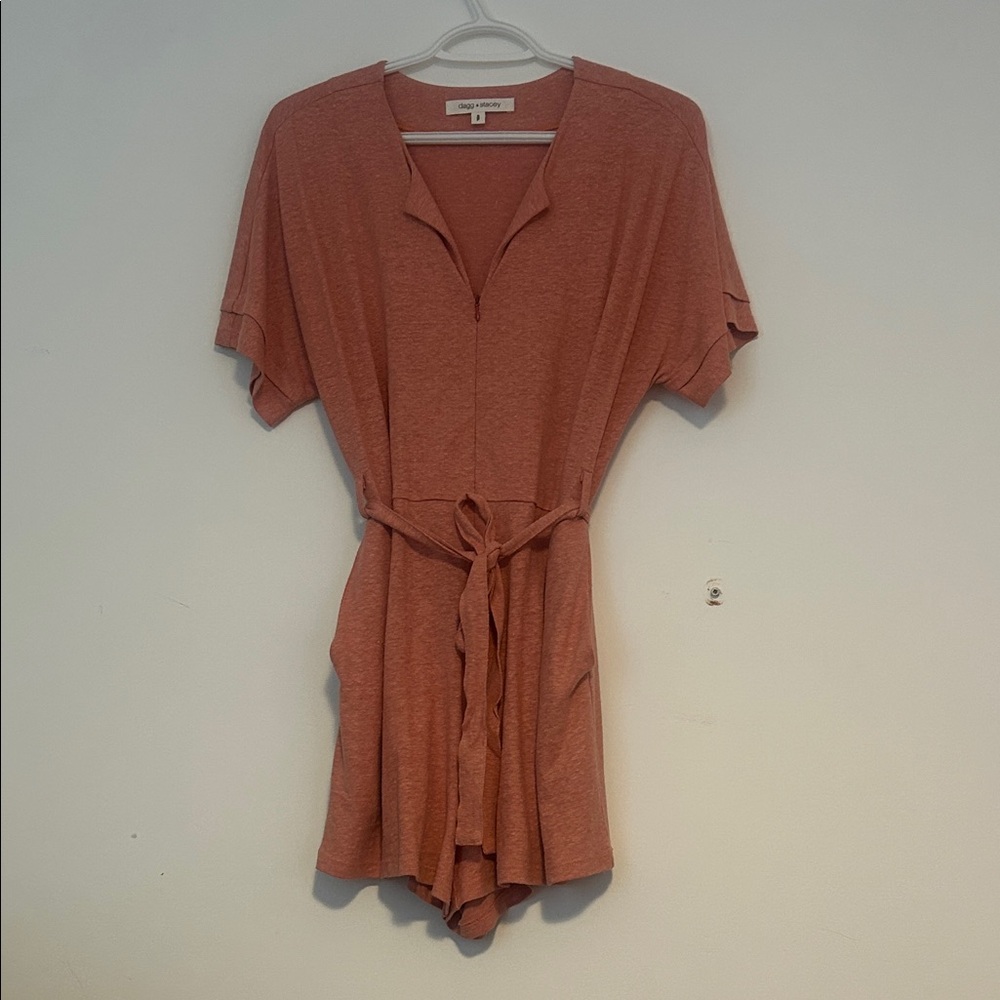Chic Rust Orange Romper